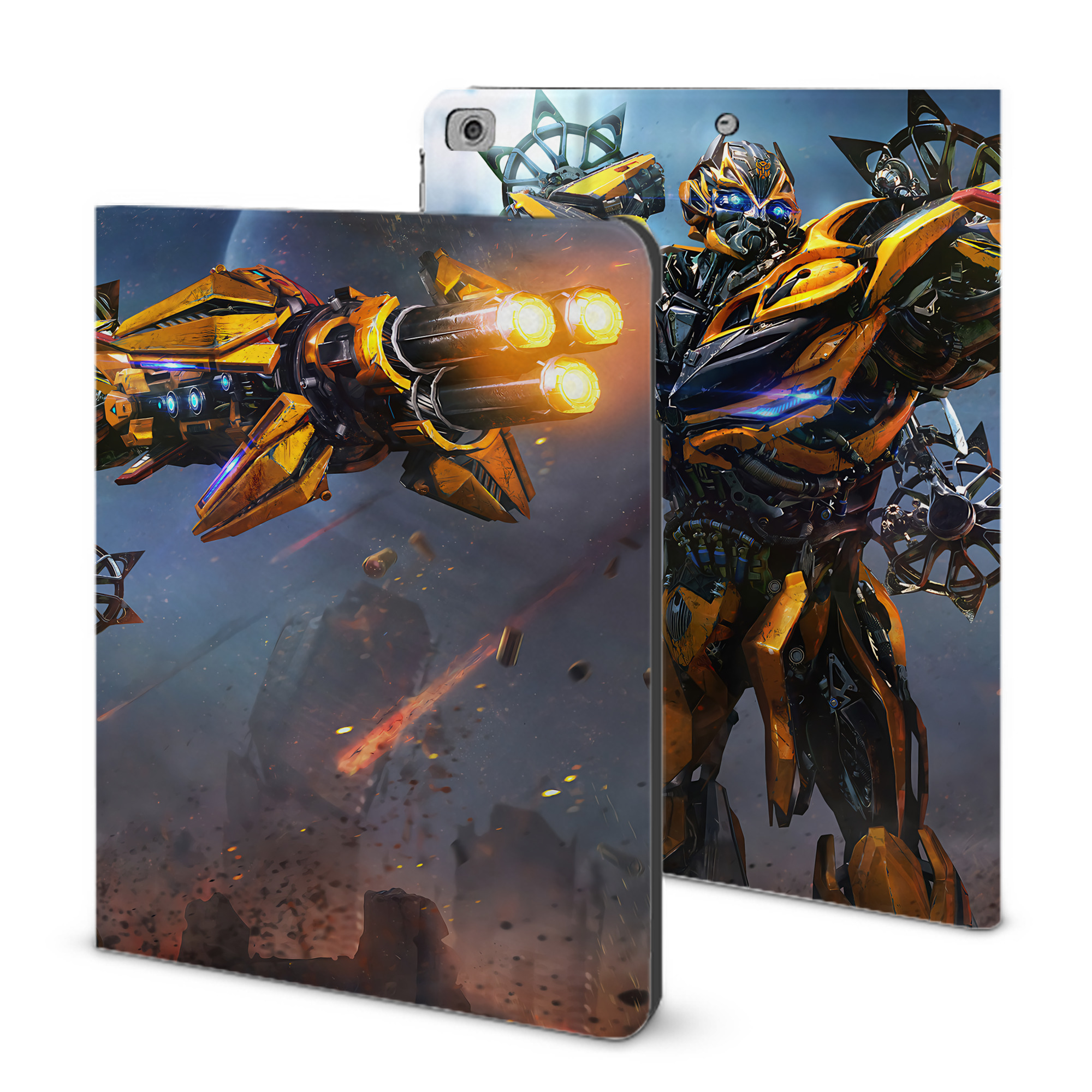 （画像用） Transformers トランスフォーマー IPad ケース ブック型 PUレザー TPU 耐衝撃 軽量 薄型 ペン収納なし 全面保護 IPad 各モデル対応